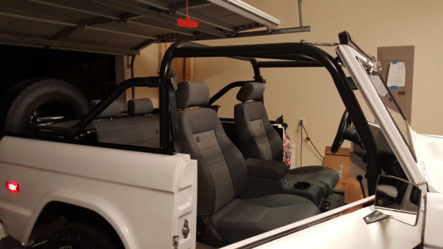1972 White Ford Bronco Convertible
