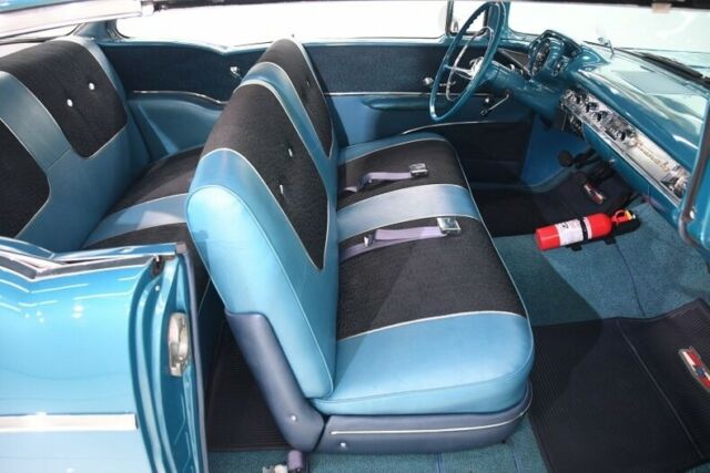 1957 Blue Chevrolet Bel Air/150/210 Hardtop