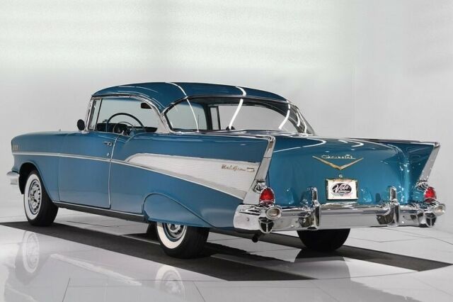 1957 Blue Chevrolet Bel Air/150/210 Hardtop