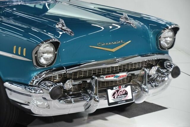 1957 Blue Chevrolet Bel Air/150/210 Hardtop