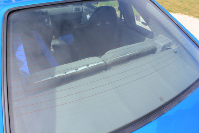 1988 Blue Ford Mustang Hatchback