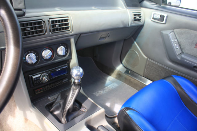 1988 Blue Ford Mustang Hatchback