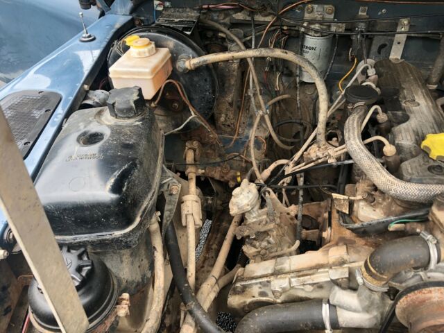 1994 Blue Land Rover Defender Crew Cab Pickup