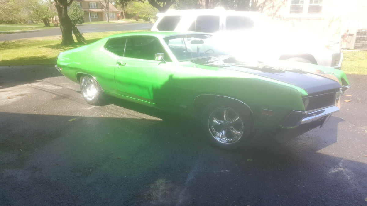 1970 Green Ford Torino Fastback