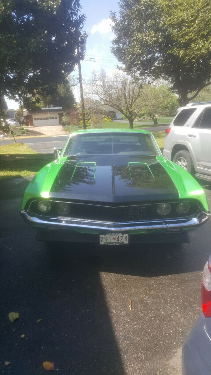 1970 Green Ford Torino Fastback