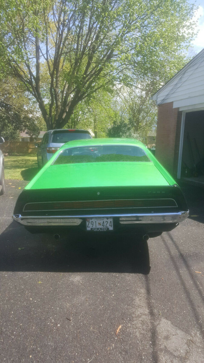 1970 Green Ford Torino Fastback
