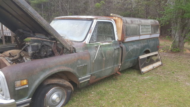 1971 Green Chevrolet C-10 PU
