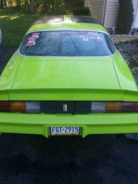 1981 Green Chevrolet Camaro Coupe