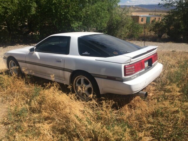 1990 White Toyota Supra Coupe