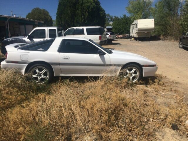 1990 White Toyota Supra Coupe