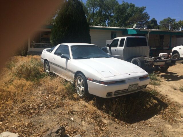 1990 White Toyota Supra Coupe
