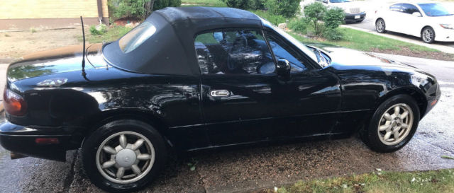 1993 Black Mazda MX-5 Miata Convertible