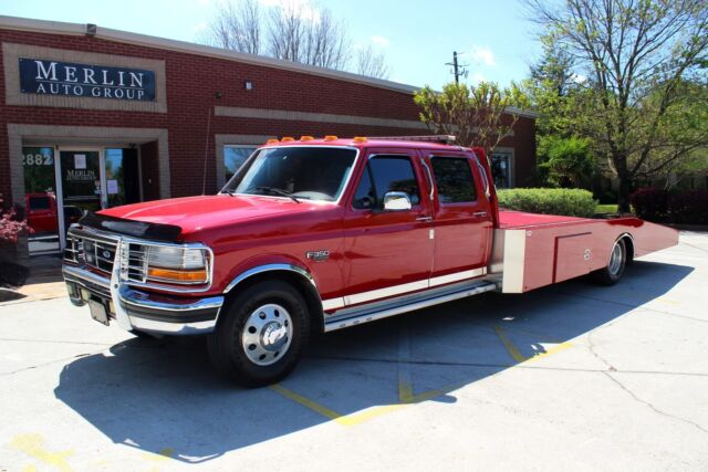 1994 Red Ford F-350 Truck