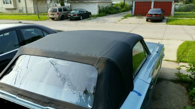 19650000 blue Ford Thunderbird Convertible