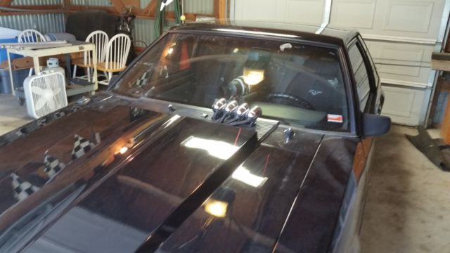 1989 Black Ford Mustang Coupe