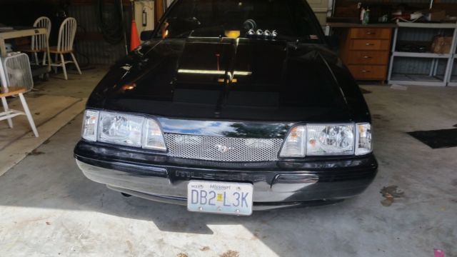 1989 Black Ford Mustang Coupe