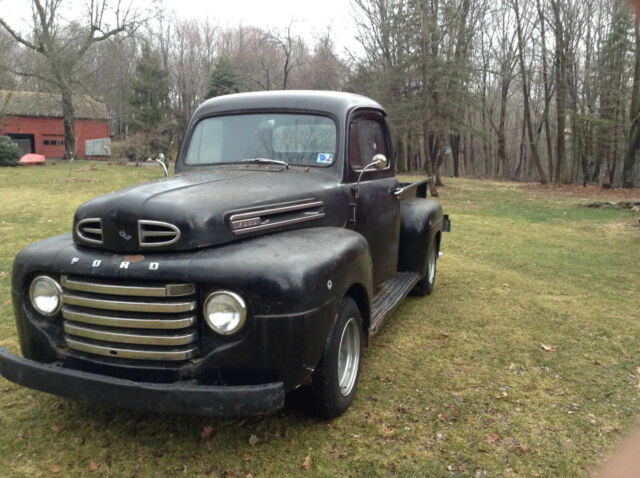 1950 Black Ford F-100 Standard Cab Pickup