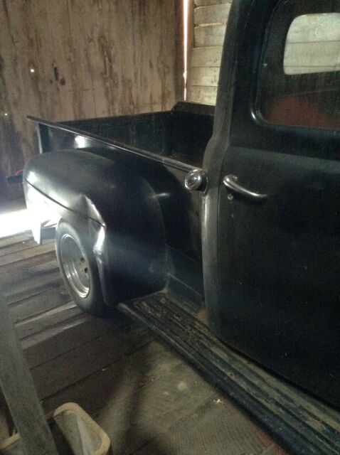 1950 Black Ford F-100 Standard Cab Pickup