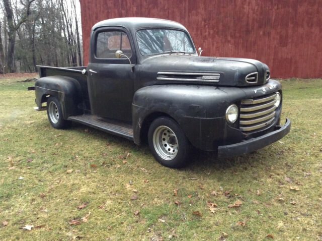 1950 Black Ford F-100 Standard Cab Pickup
