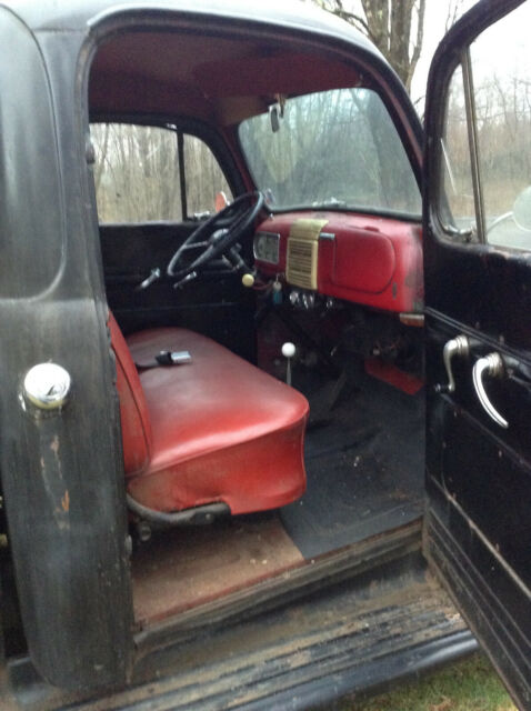 1950 Black Ford F-100 Standard Cab Pickup