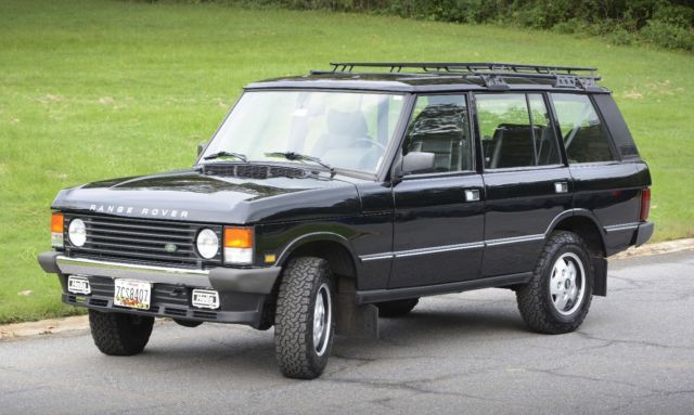 1993 Black Land Rover Range Rover SUV