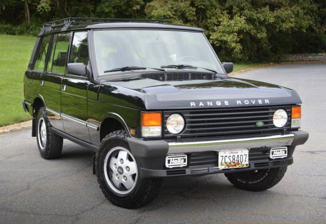 1993 Black Land Rover Range Rover SUV