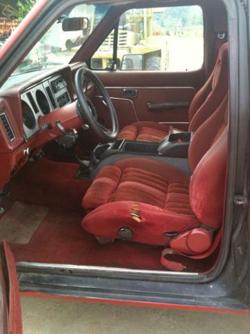 1986 Red Ford Ranger Standard Cab Pickup