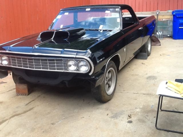1964 Black Chevrolet El Camino 2 door coupe