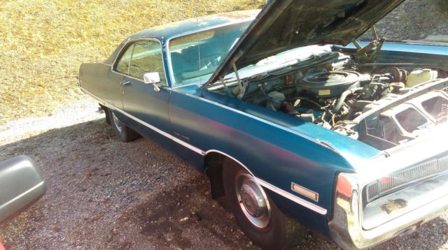 1971 Blue Chrysler 300 Series 2 door