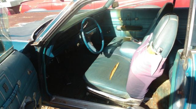 1971 Blue Chrysler 300 Series 2 door