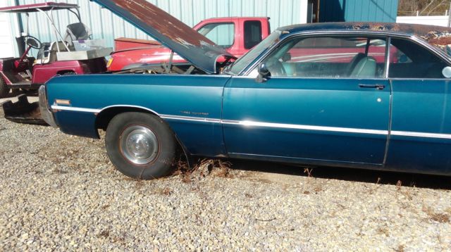 1971 Blue Chrysler 300 Series 2 door