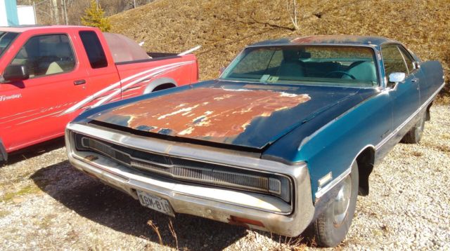 1971 Blue Chrysler 300 Series 2 door