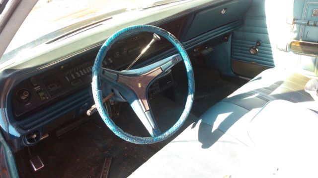 1971 Blue Chrysler 300 Series 2 door