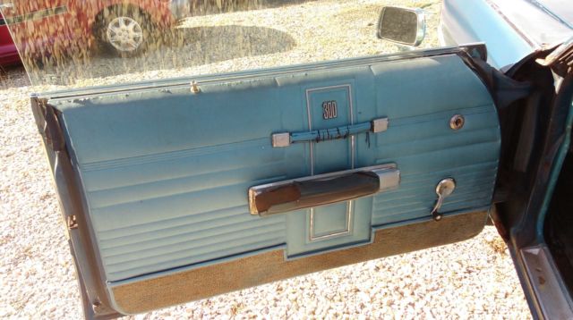 1971 Blue Chrysler 300 Series 2 door