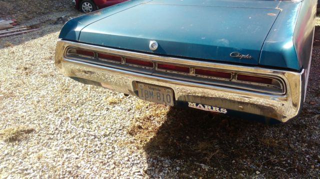 1971 Blue Chrysler 300 Series 2 door