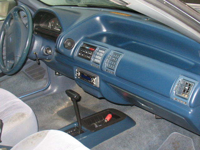 1991 Blue Ford Tempo 4 Door