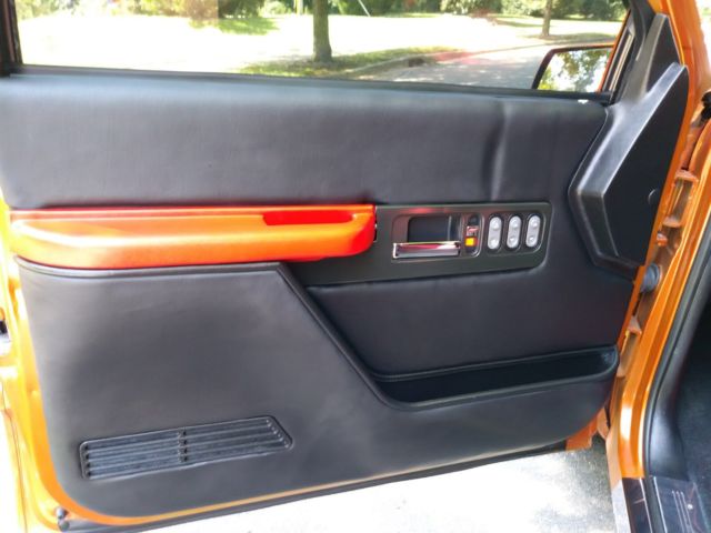 1992 Orange Chevrolet Silverado 1500 Extended Cab Pickup