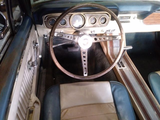 1966 light blue Ford Mustang Convertible
