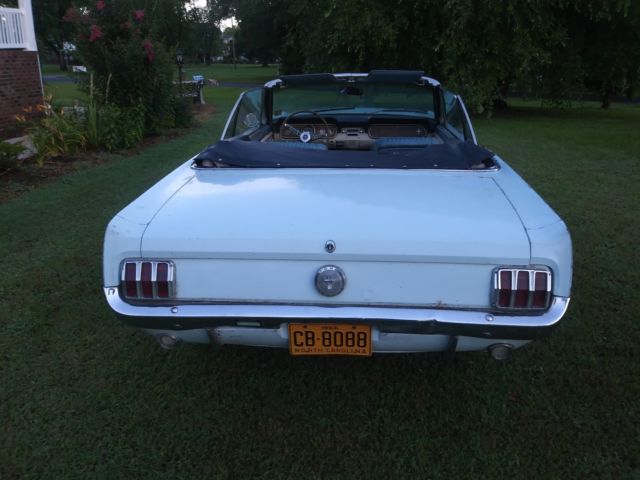 1966 light blue Ford Mustang Convertible