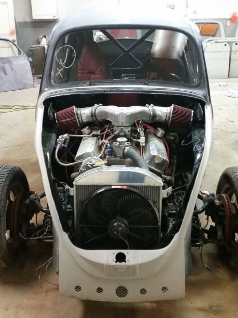 1972 Black and Cherry Volkswagen Beetle - Classic Coupe