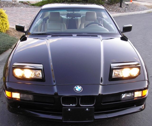 1991 Schwartz - Jet Black BMW 8-Series Coupe