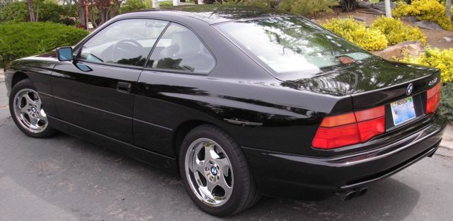 1991 Schwartz - Jet Black BMW 8-Series Coupe
