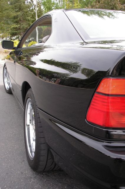 1991 Schwartz - Jet Black BMW 8-Series Coupe