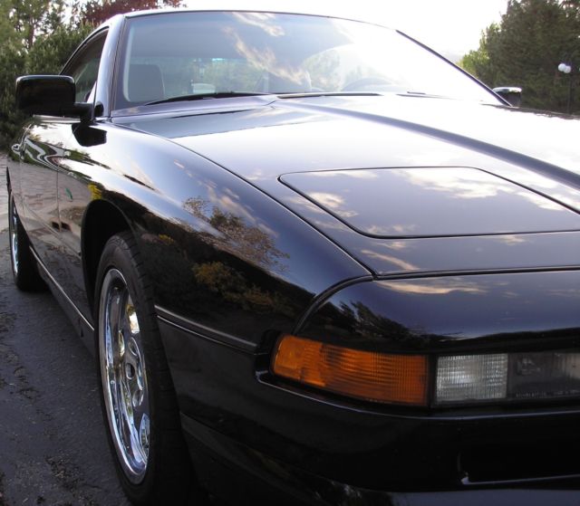 1991 Schwartz - Jet Black BMW 8-Series Coupe