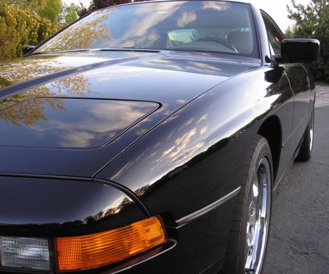 1991 Schwartz - Jet Black BMW 8-Series Coupe