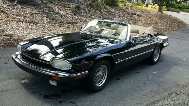 1992 Black Jaguar XJS Convertible