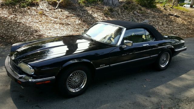1992 Black Jaguar XJS Convertible