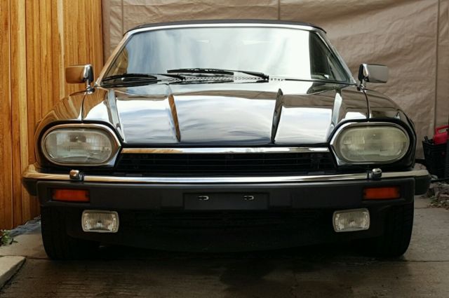 1992 Black Jaguar XJS Convertible