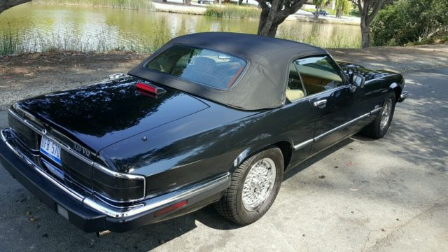1992 Black Jaguar XJS Convertible