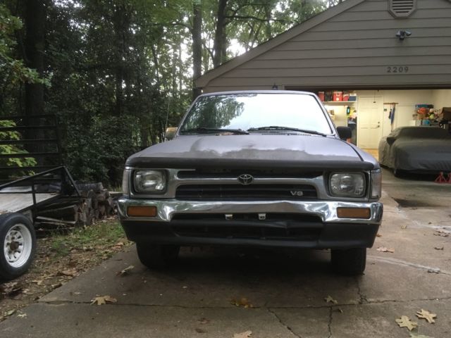 1993 gray Toyota Tacoma Extended Cab Pickup